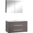 Bathroom furniture Style 100cm right - black oak
