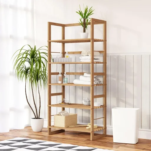 "Standing cabinet - wood - 135.5 x 58 x 27 cm image"