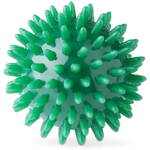 "Massage ball with knobs 7 cm green image"