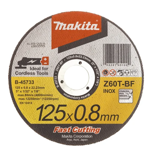 "Trennscheibe 125x0,8mm INOX image"