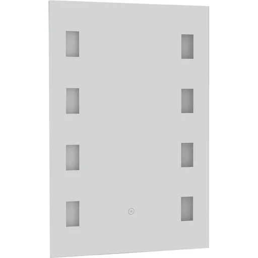 "Light mirror LED mirror anti-fog bathroom mirror bathroom mirror wall mirror with touch switch silver 70 x 50 x image"