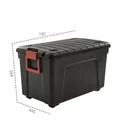 Multifunctionele opbergbox 110 liter, met wielen
