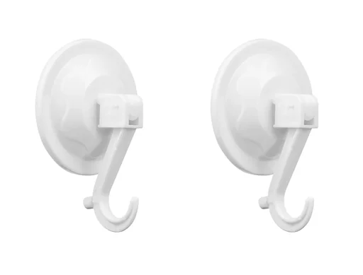 "Suction cup hooks 7.5 cm, 2 pieces, load capacity max. 5 kg image"