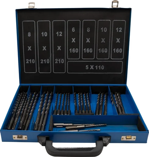 "Hammer drill bit assortment, 30 pieces, SDS-Plus image"