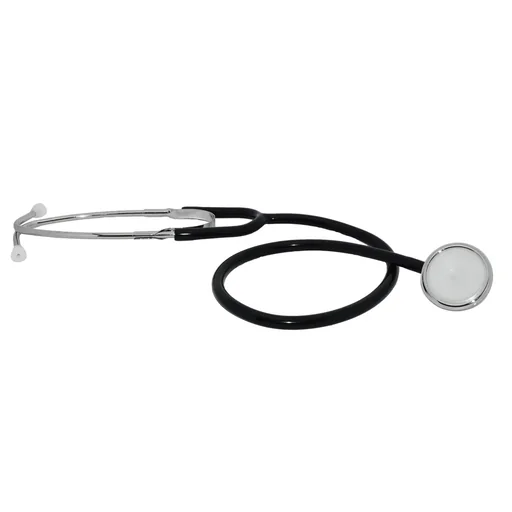 "Stethoscope, simple, black image"