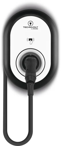 "TECHNIVOLT 101 charging station, 11kW with permanently connected charging cable according to IEC 62196-2 Type 2 image"