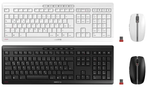 "Wireless keyboard and mouse set STREAM DESKTOP black image"