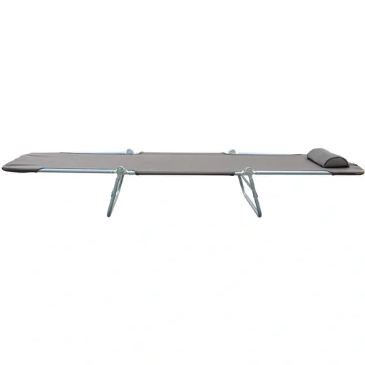 "Sun lounger two-legged lounger coffee brown image"