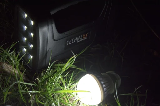 "Solar Power Station, rechargeable light and power source image"