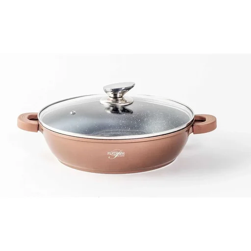 "Casserole dish - with lid - 28cm - cast aluminum image"