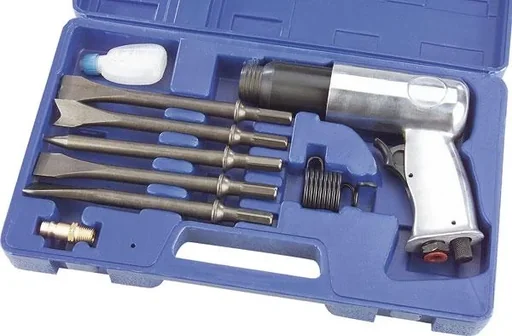 "Pneumatic hammer set 10 pieces image"