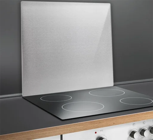"Wall panel stainless steel splash guard image"