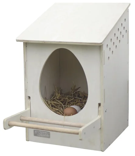 "Wooden nesting box image"
