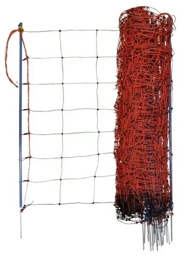 "Sheep net OviNet Premium, 50 m, orange, 108 cm, double tip image"