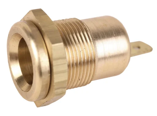 "Built-in socket 12 V + 24 V metal 2-pin image"