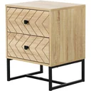 Bedside table in retro design