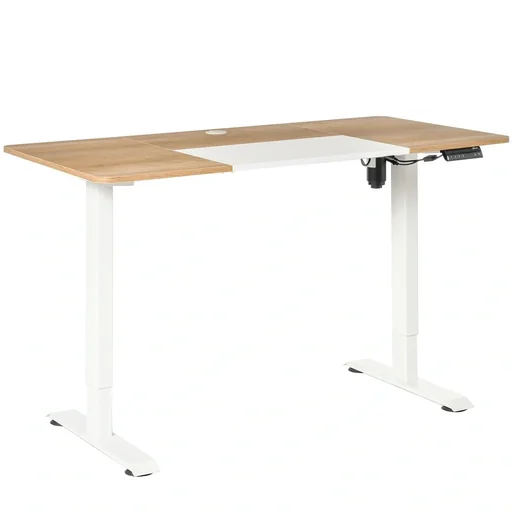 "Electric desk computer desk height adjustable standing desk office desk desk stand metal chipboard image"