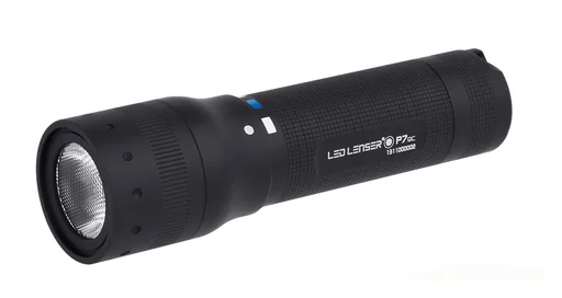 "LED flashlight P7QC with 4 light colors image"