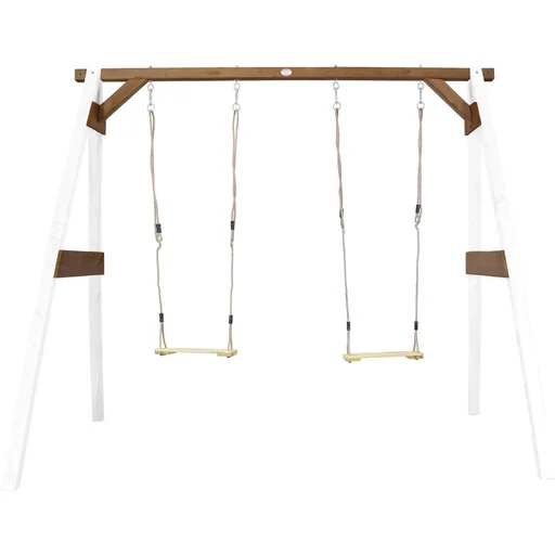 "Double swing white/brown image"