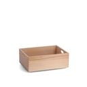 All-purpose box, varnished beech, 40 x 30 x 15 cm