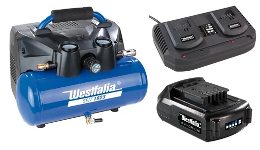 "Cordless air compressor set image"