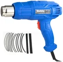 Hot air gun 2000 watts including shrink tubing set, 15 pieces