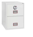 World Class Vertical Fire File filing cabinet with 2 drawers and electronic lock
