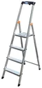 Aluminium stepladder, 6 steps