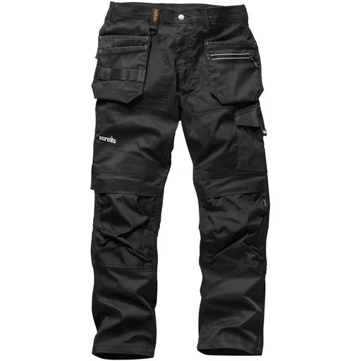 "Trade Flex work trousers, black 36S image"