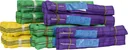 Round sling package, 11 pieces in a practical sports bag, 1000-3000 kg load capacity in 1-3 m NL