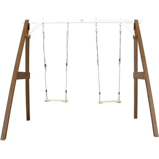 "Double swing brown/white image"