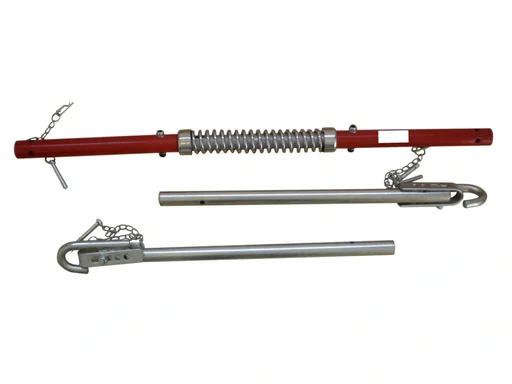 "Safety tow bar with strain relief spring - 2 t image"