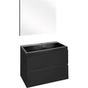 Concept bathroom furniture with mirror 60cm - black/black