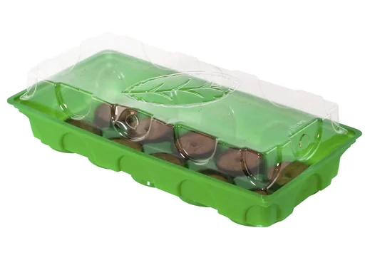 "Indoor greenhouse with 10 coco-gel tablets image"
