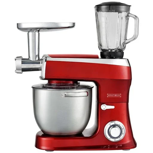 "3-in-1 food processor PKM 2100W 7.5L stainless steel red image"