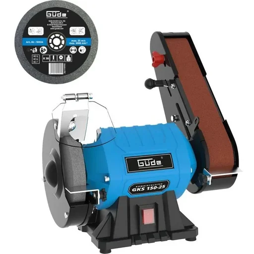 "Combined grinding machine GKS150-25 with additional grinding wheel 150x20x32mm - K36 image"