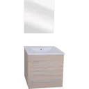Shout bathroom furniture complete knock down light oak