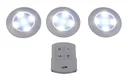 LED light with remote control set of 3