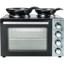 Small kitchen grill oven with rotisserie, 31 liters