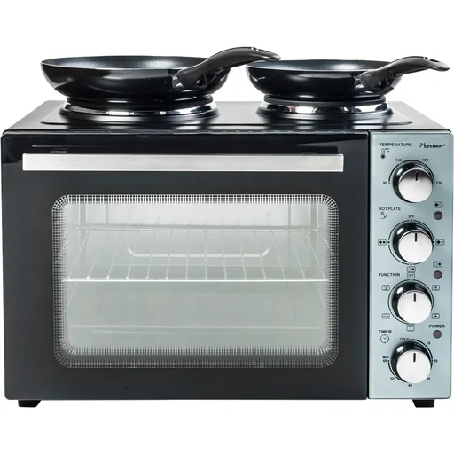 "Small kitchen grill oven with rotisserie, 31 liters image"
