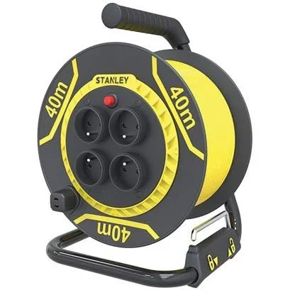 "PVC cable reel - 40 m - 3G1.5 - 4 sockets image"