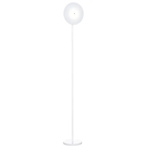 "Floor lamp with LED adjustable by 90 degrees, removable light pole lamp, metal, acrylic, white, Ø28 x 171.5 cm image"