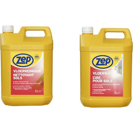 "Floor wax - 5 L and floor cleaner - 5 L image"