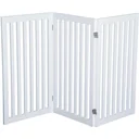 Dog barrier 154.5cm foldable white