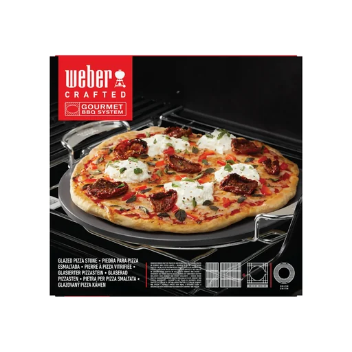 "CRAFTED Glazed Pizza Stone - Gourmet BBQ System image"