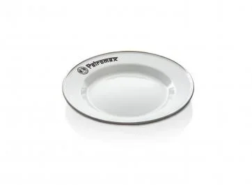 "Enamel plates white 2 pieces image"
