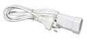 Extension cable with Euro plug and coupling - 3 meters
