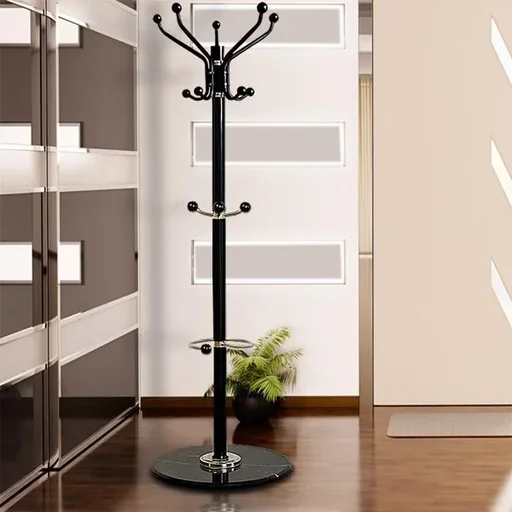 "Coat rack standard black 173 cm image"