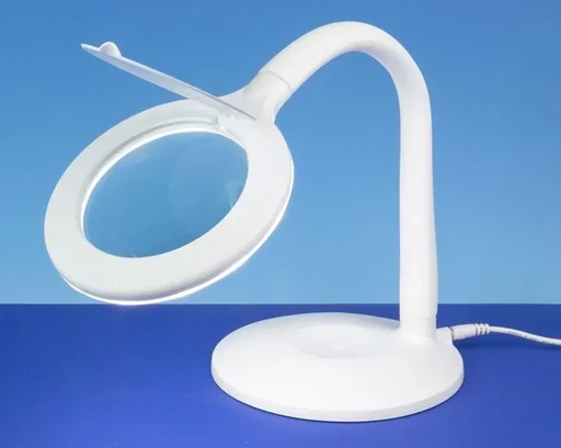 "Flex Neck LED USB table magnifier image"