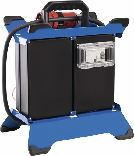 "Power distributor Stecky DUO 1, 8x protective contact, 4x CEE400V/16A, FI40A, 3.4m image"